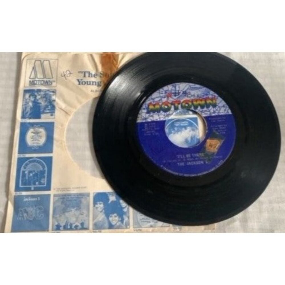 Michael Jackson - Got to be There & Maria 45 record with Sleeve